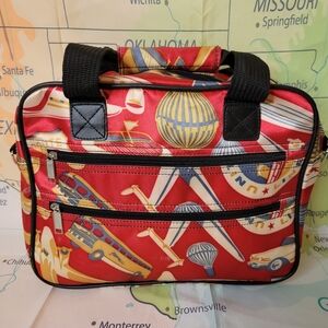 Sydney To Go Campy Red and Yellow Travel Bag